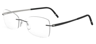 Silhouette MOMENTUM 5529/HC unisex Black Geometric Eyeglasses