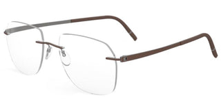 Silhouette MOMENTUM 5529/HR unisex Brown Pilot Eyeglasses