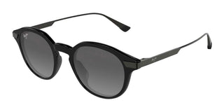 Maui Jim MOMI 622 unisex Black Round Sunglasses