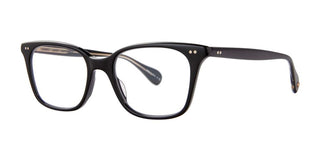 Garrett Leight MONARCH unisex Black Geometric Eyeglasses