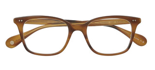 Garrett Leight MONARCH unisex Havana Geometric Eyeglasses