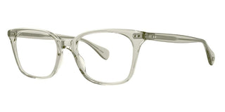 Garrett Leight MONARCH unisex Green Geometric Eyeglasses