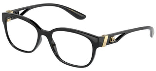 Dolce & Gabbana MONOGRAM DG 5066 women Black Geometric Eyeglasses