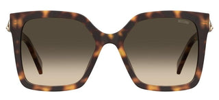 Moschino MOS123/S women Havana Squared Sunglasses