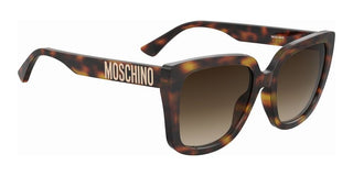 Moschino MOS146/S women Havana Squared Sunglasses