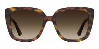 Moschino MOS146/S women Havana Squared Sunglasses