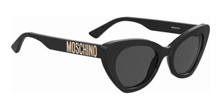 Moschino MOS147/S women Black Cat Eye Sunglasses