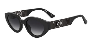 Moschino MOS160/S women Black Oval Sunglasses