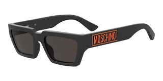 Moschino MOS166/S men Black Rectangle Sunglasses