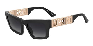 Moschino MOS171/S women Black Rectangle Sunglasses