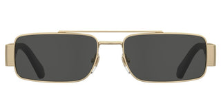 Moschino MOS184/S unisex Rose gold Rectangle Sunglasses