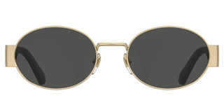 Moschino Mos185/s Unisex Rose Gold Oval Sunglasses