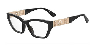 Moschino MOS634 women Black Rectangle Eyeglasses