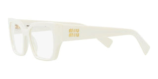 Miu Miu MU03VV women White Geometric Eyeglasses