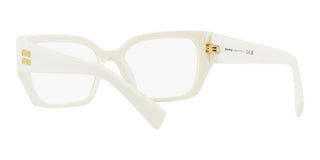 Miu Miu MU03VV women White Geometric Eyeglasses