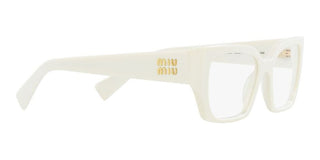 Miu Miu MU03VV women White Geometric Eyeglasses