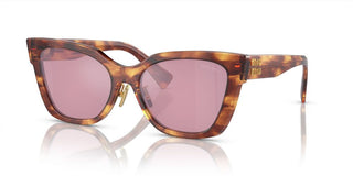 Miu Miu MU 02ZS women Brown Squared Sunglasses