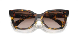 Miu Miu MU 02ZS women Havana Squared Sunglasses