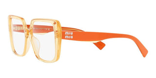 Miu Miu MU 06VV women Orange Geometric Eyeglasses