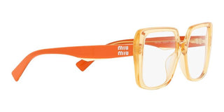 Miu Miu MU 06VV women Orange Geometric Eyeglasses