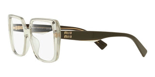 Miu Miu MU 06VV women Transparent Geometric Eyeglasses