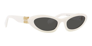 Miu Miu MU 09YS women White Geometric Sunglasses