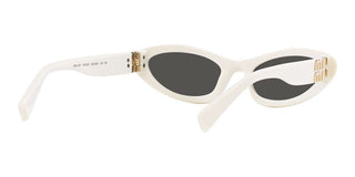 Miu Miu MU 09YS women White Geometric Sunglasses