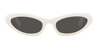 Miu Miu MU 09YS women White Geometric Sunglasses