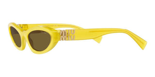 Miu Miu MU 09YS women Yellow Geometric Sunglasses