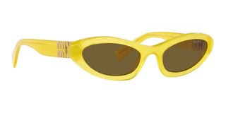 Miu Miu MU 09YS women Yellow Geometric Sunglasses