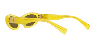 Miu Miu MU 09YS women Yellow Geometric Sunglasses