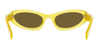 Miu Miu MU 09YS women Yellow Geometric Sunglasses