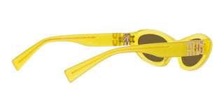 Miu Miu MU 09YS women Yellow Geometric Sunglasses