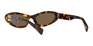 Miu Miu MU 09YS women Havana Geometric Sunglasses