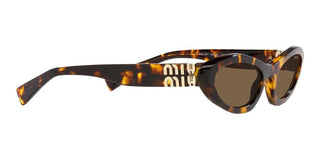 Miu Miu MU 09YS women Havana Geometric Sunglasses