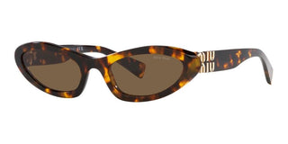 Miu Miu MU 09YS women Havana Geometric Sunglasses