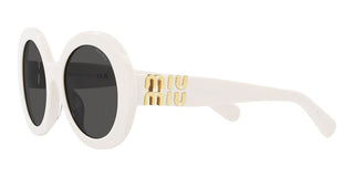 Miu Miu MU 11YS women White Oversize Sunglasses