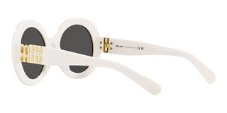 Miu Miu MU 11YS women White Oversize Sunglasses