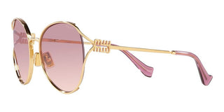 Miu Miu MU 53YS women Gold Geometric Sunglasses