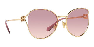 Miu Miu MU 53YS women Gold Geometric Sunglasses