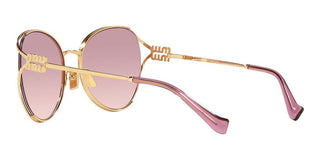 Miu Miu MU 53YS women Gold Geometric Sunglasses