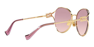 Miu Miu MU 53YS women Gold Geometric Sunglasses