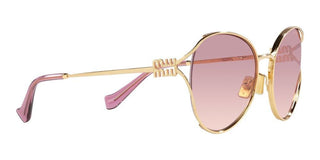 Miu Miu MU 53YS women Gold Geometric Sunglasses