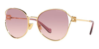 Miu Miu MU 53YS women Gold Geometric Sunglasses