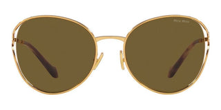 Miu Miu MU 53YS women Gold Geometric Sunglasses