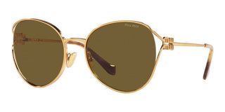 Miu Miu MU 53YS women Gold Geometric Sunglasses