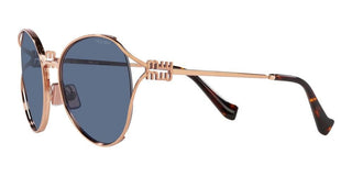 Miu Miu MU 53YS women Rose gold Geometric Sunglasses