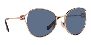 Miu Miu MU 53YS women Rose gold Geometric Sunglasses