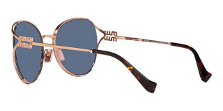 Miu Miu MU 53YS women Rose gold Geometric Sunglasses