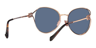 Miu Miu MU 53YS women Rose gold Geometric Sunglasses